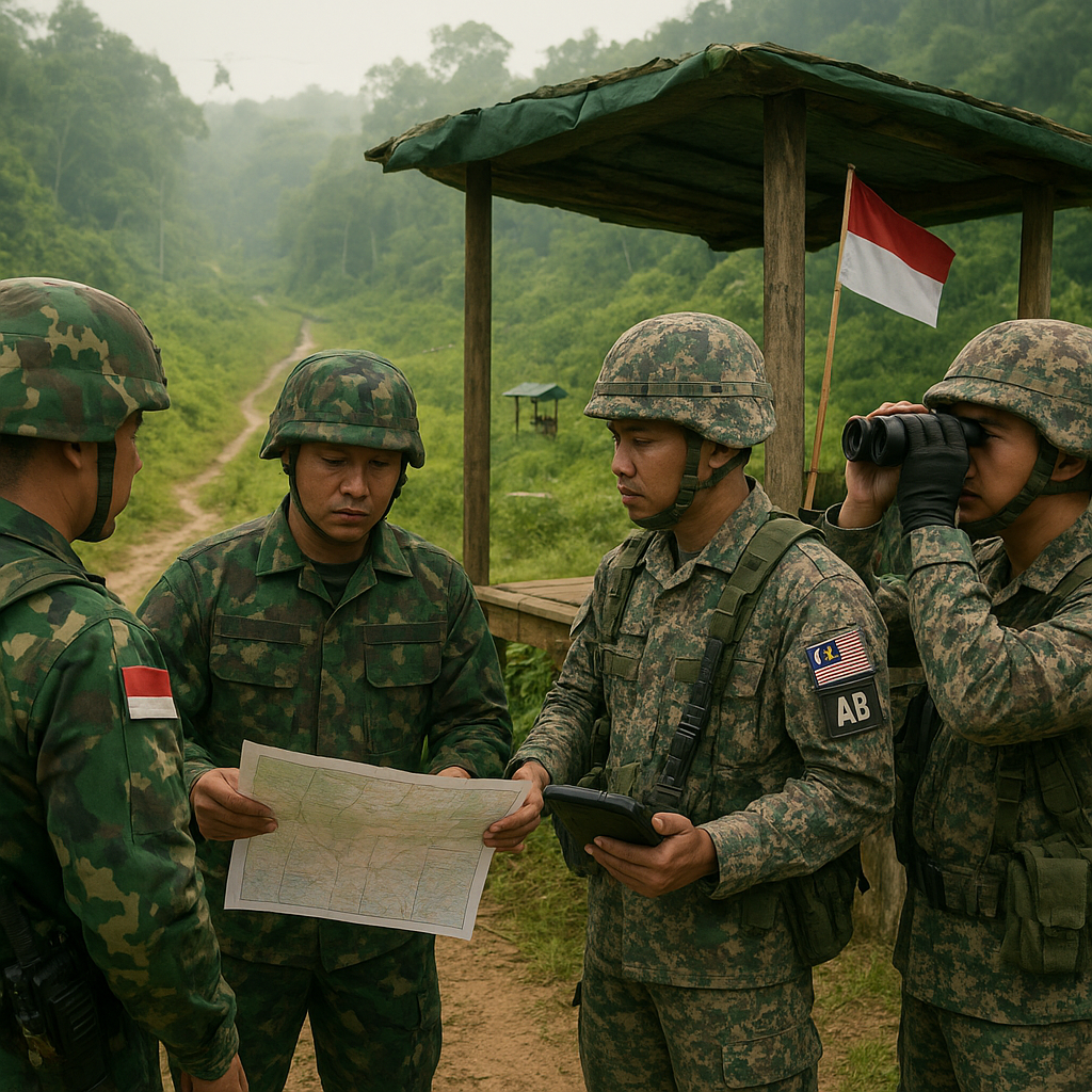 Latihan Gabungan TNI-Malaysia Fokus pada Manuver Lintas Batas di Kalimantan