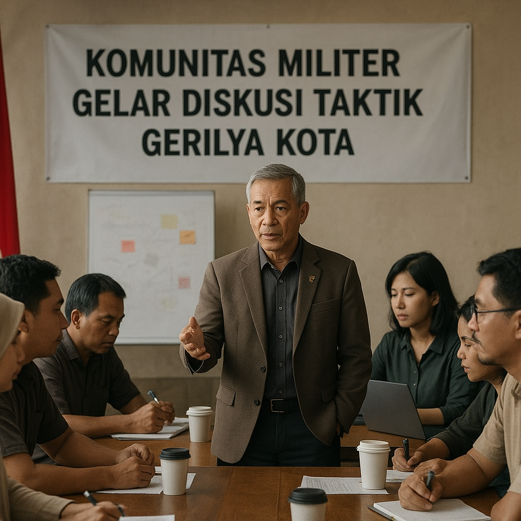 Komunitas Militer Gelar Diskusi Taktik Gerilya Kota