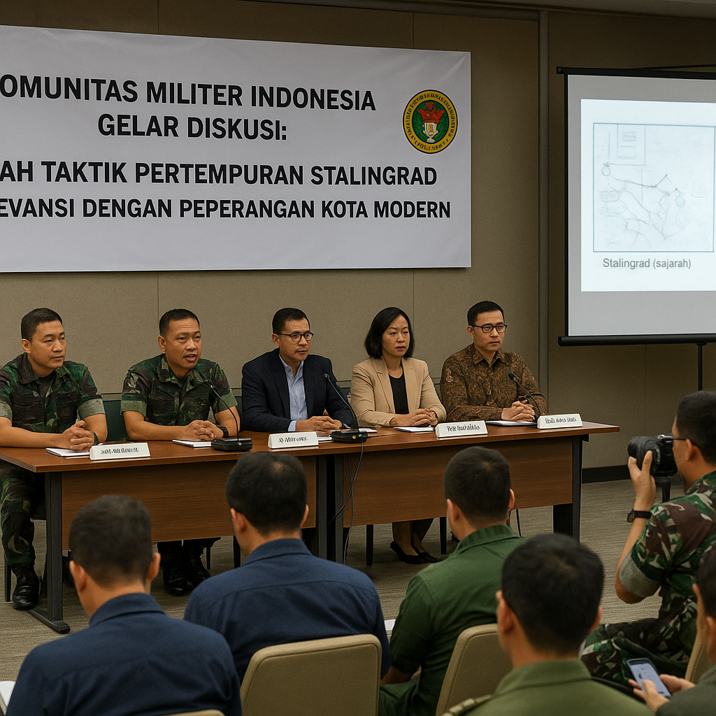 Komunitas Militer Indonesia Gelar Diskusi Bedah Taktik Pertempuran Stalingrad: Relevansi dengan Peperangan Kota Modern