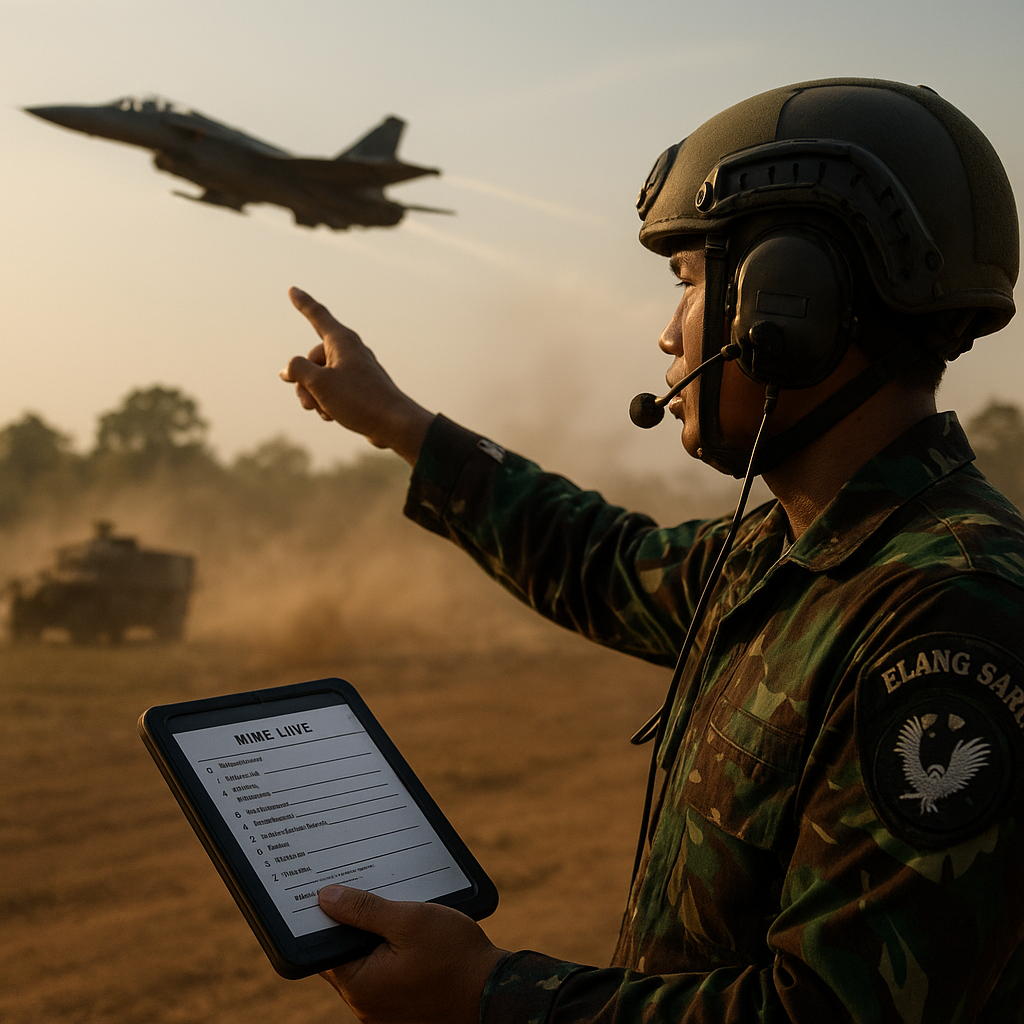 Bedah Taktik Close Air Support (CAS) oleh TNI AU dalam Latihan 'Elang Sakti': Koordinasi Air-Ground Integration