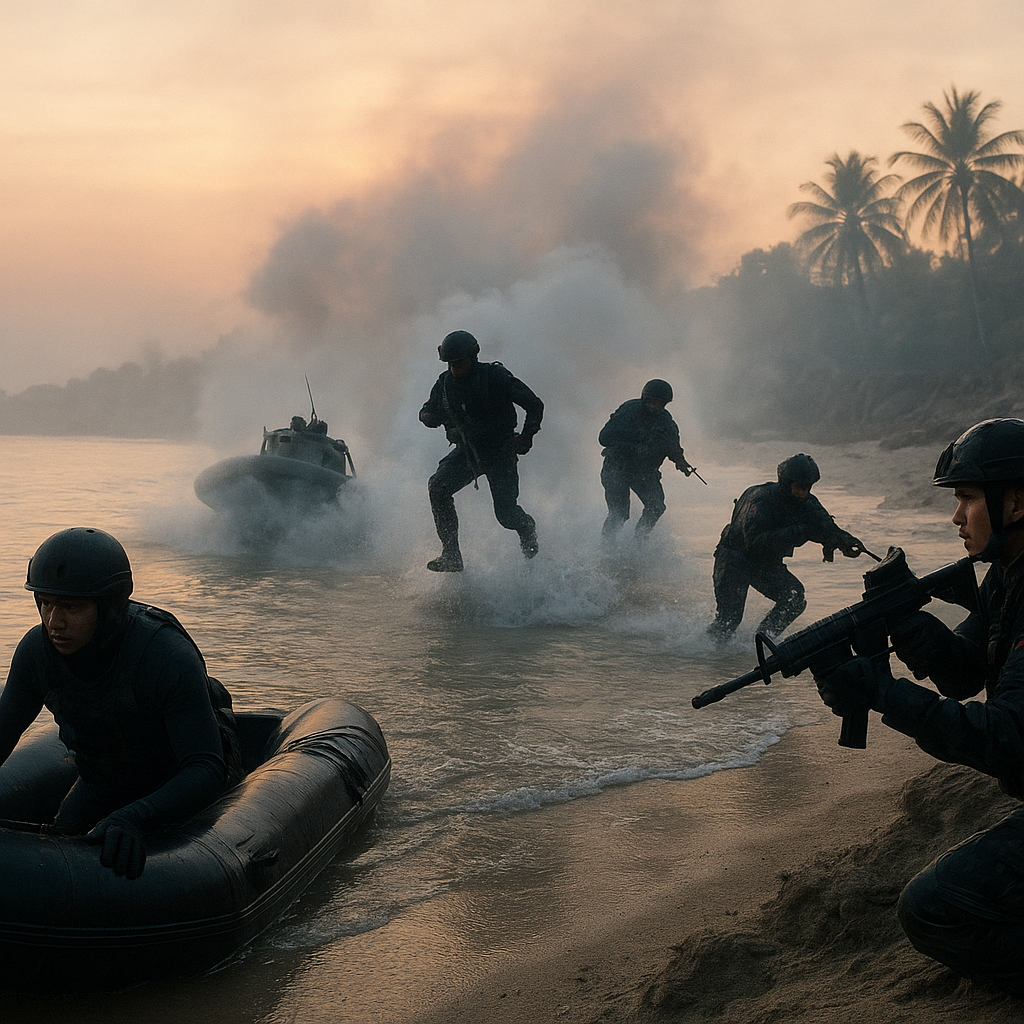 Denjaka Gelar Latihan Amphibious Assault, Bedah Teknik Penyerangan dari Laut ke Darat