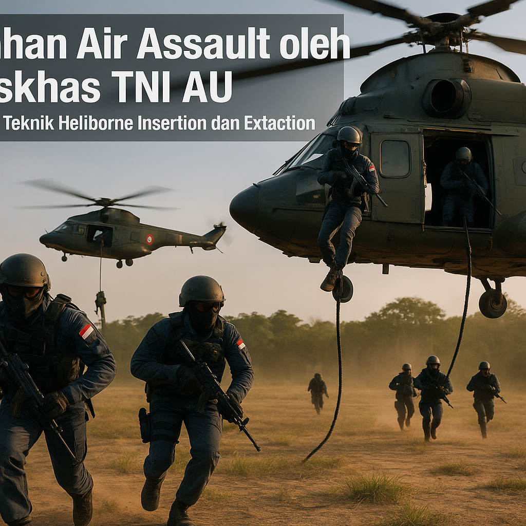 Latihan Air Assault oleh Paskhas TNI AU, Bedah Teknik Heliborne Insertion dan Extraction