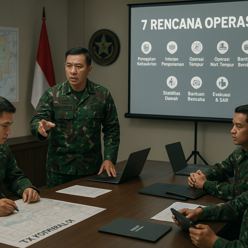Matangkan Strategi, Dankodaeral IX Pimpin Simulasi 7 Rencana Operasi