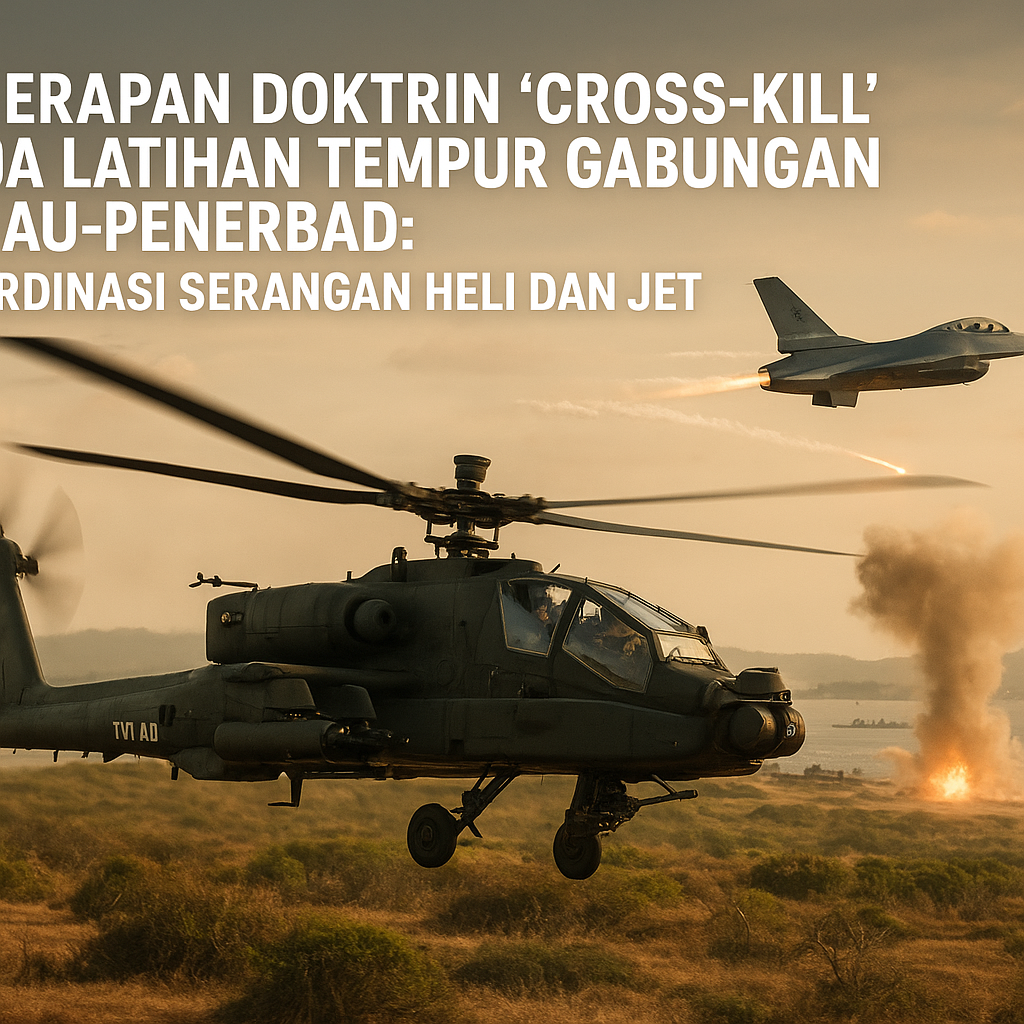 Penerapan Doktrin 'Cross-Kill' pada Latihan Tempur Gabungan TNI AU-Penerbad: Koordinasi Serangan Heli dan Jet