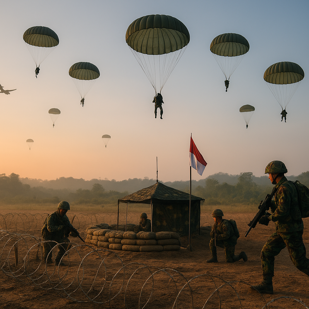 Latihan Komando Operasi Khusus (Koopsus) TNI: Infiltrasi Udara dengan HALO/HAHO dan Pembentukan FOB