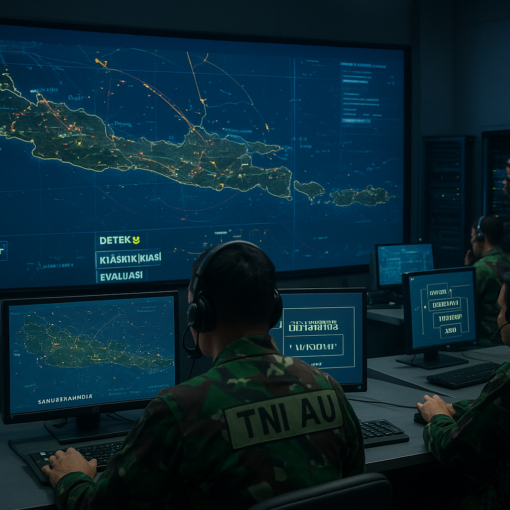 Simulasi Pertahanan Udara TNI AU: Bedah Prosedur 'Integrated Air Defense System' di Pulau Jawa