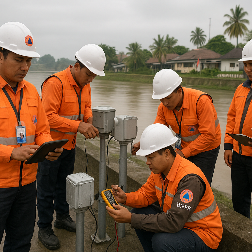 BNPB uji fungsi lima sensor peringatan dini banjir di Banda Aceh