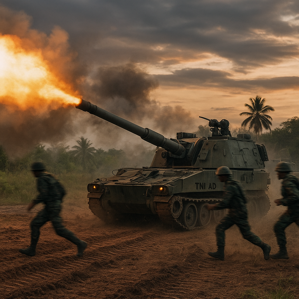 Prosedur Standar Operasi (SOP) Penembakan Howitzer M109A4 dalam Mode Shoot-and-Scoot untuk Hindari Balasan