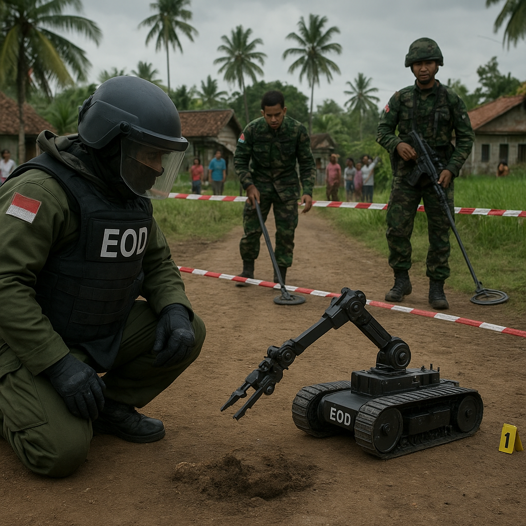 Bedah Peran dan Taktik Tim EOD (Explosive Ordnance Disposal) TNI dalam Membersihkan Medan Ranjau Serangan