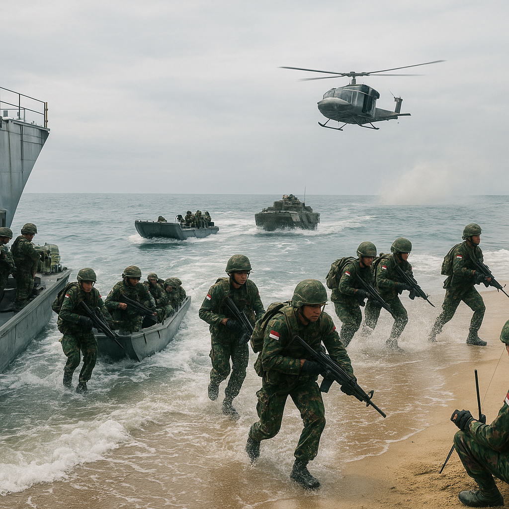 Bedah Prosedur Amphibious Assault dalam Latihan Marinir