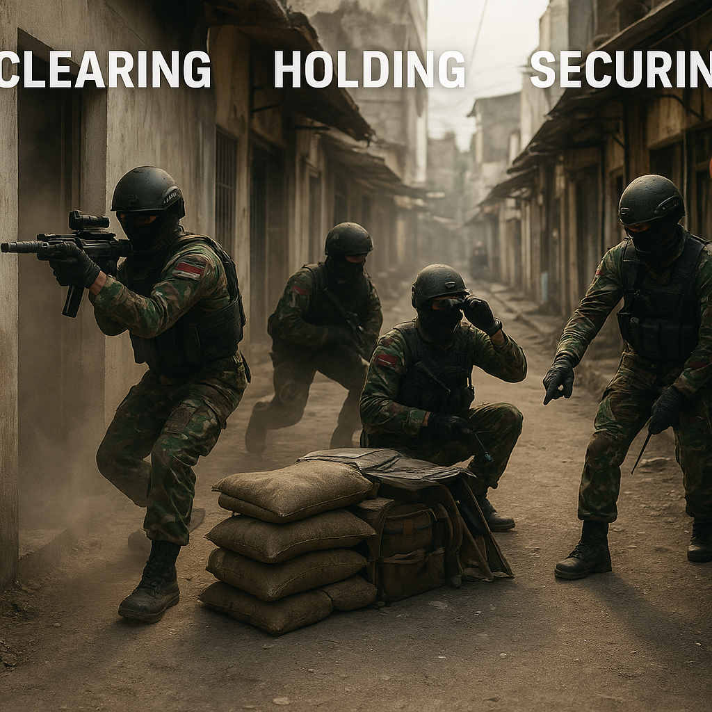 Pelatihan Taktik Urban Combat Kopassus: Clearing, Holding, dan Securing dalam Environment Built-Up