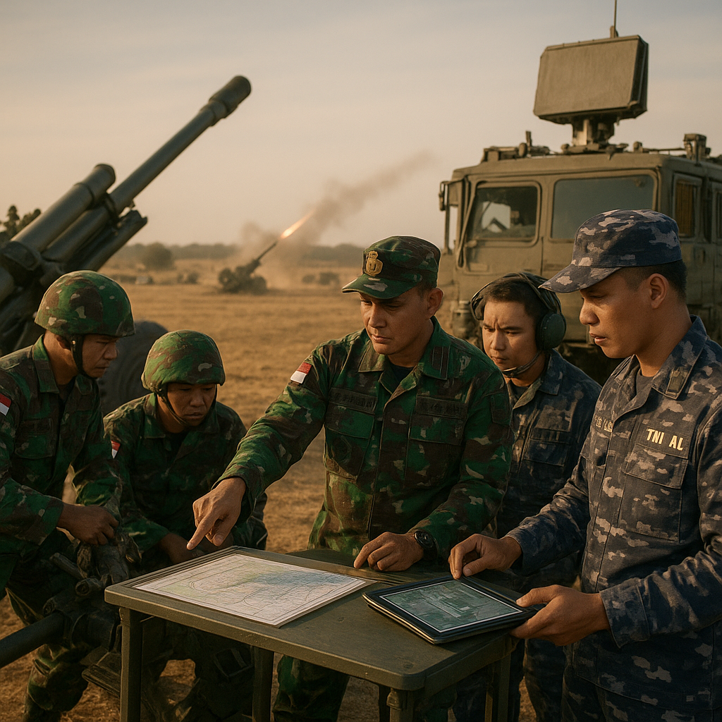 Introduksi Doktrin Joint Fire Support dalam Latihan Artileri TNI AD dan TNI AL