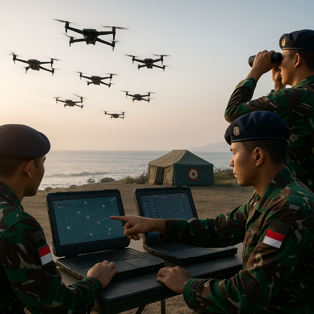 Evaluasi Penggunaan Drone Swarming TNI AU dalam Latihan Pengintaian dan Serangan: Konsep dan Prosedur Operasi