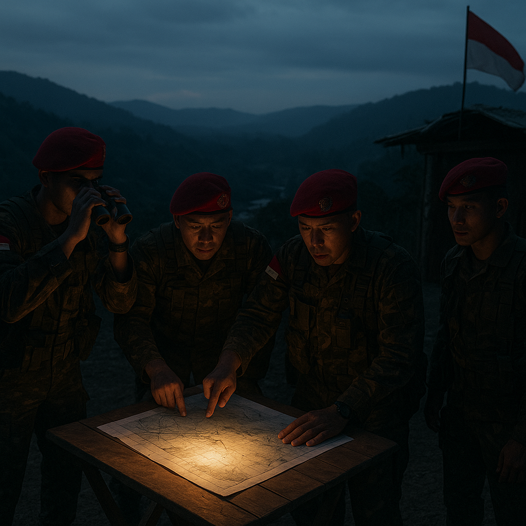 Bedah Taktik Counter Insurgency Kopassus: Prosedur Intel-Driven Raid di Perbatasan