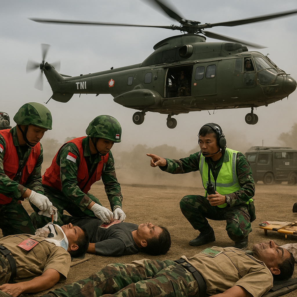 Simulasi Bencana: Prosedur Evakuasi Medis Udara (MEDEVAC) TNI
