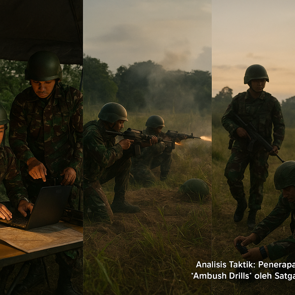 Analisis Taktik: Penerapan Doktrin 'Ambush Drills' oleh Satgas Pamtas RI-PNG dalam Kontak Senjata Terbaru