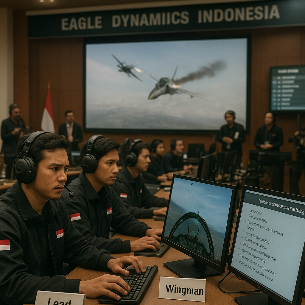 Komunitas Simulator Tempur 'Eagle Dynamics Indonesia' Gelar Turnasi Virtual Air-to-Air Combat Skala Nasional