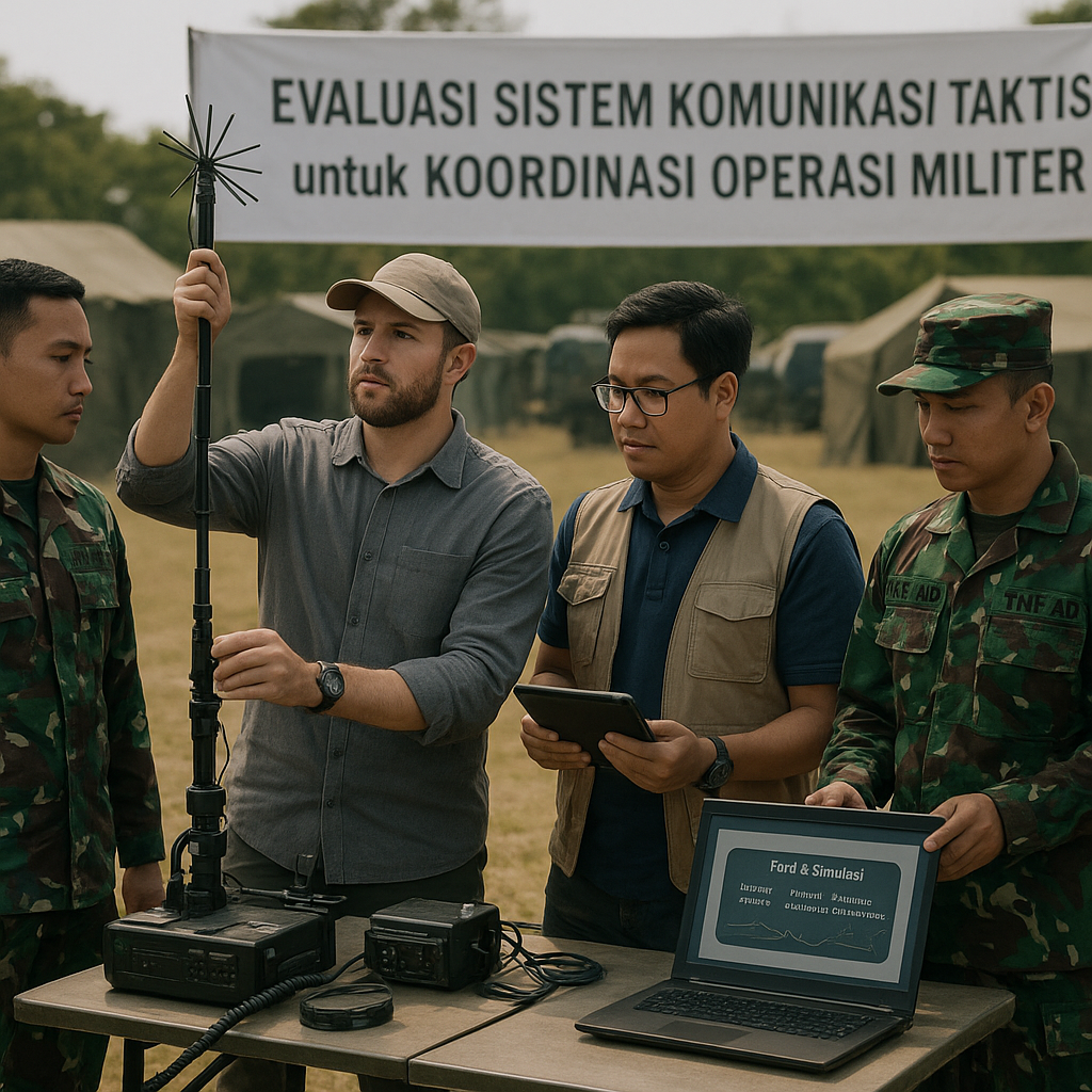 Evaluasi Sistem Komunikasi Taktis untuk Koordinasi Operasi Militer