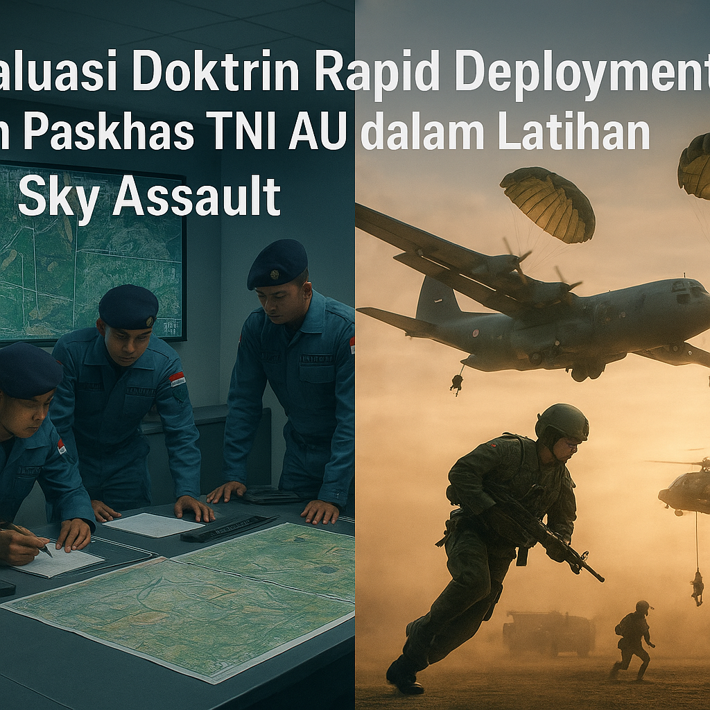 Evaluasi Doktrin Rapid Deployment oleh Paskhas TNI AU dalam Latihan Sky Assault