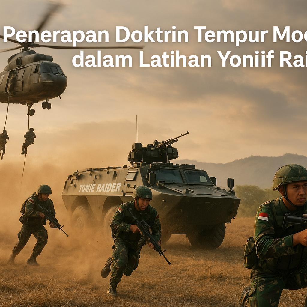 Penerapan Doktrin Tempur Modern dalam Latihan Yonif Raider