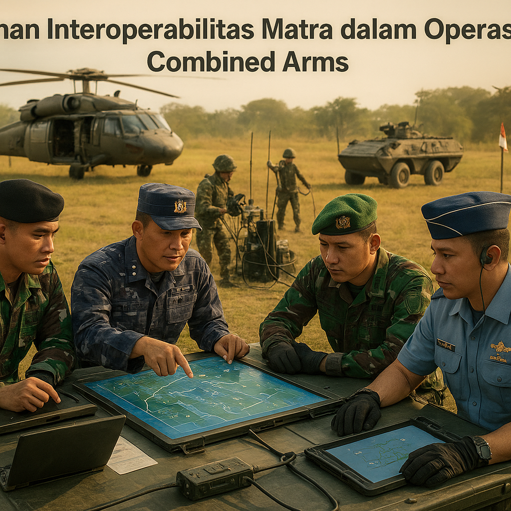 Latihan Interoperabilitas Matra dalam Operasi Combined Arms