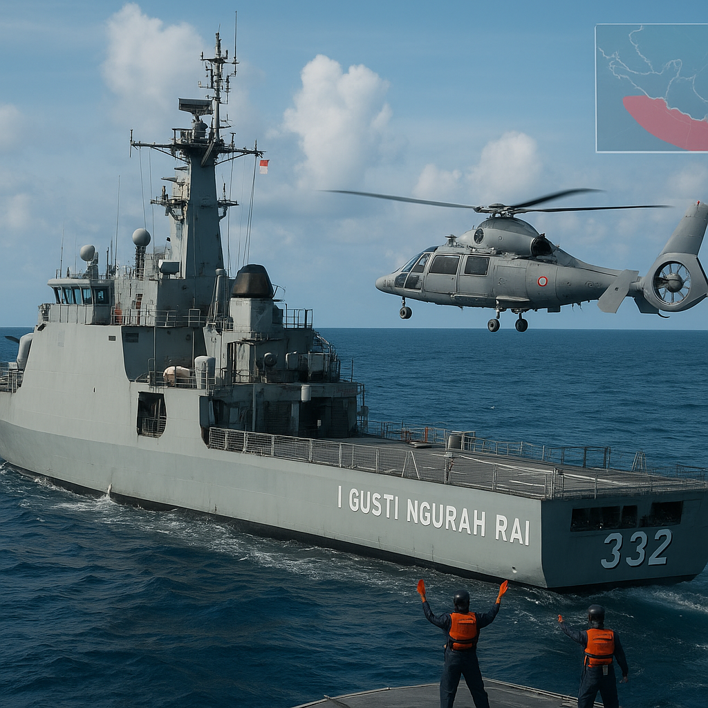 Analisis Manuver Penerbangan KRI I Gusti Ngurah Rai-332 dalam Latihan Armada Jaya: Deteksi dan Penetrasi Zona ADIZ
