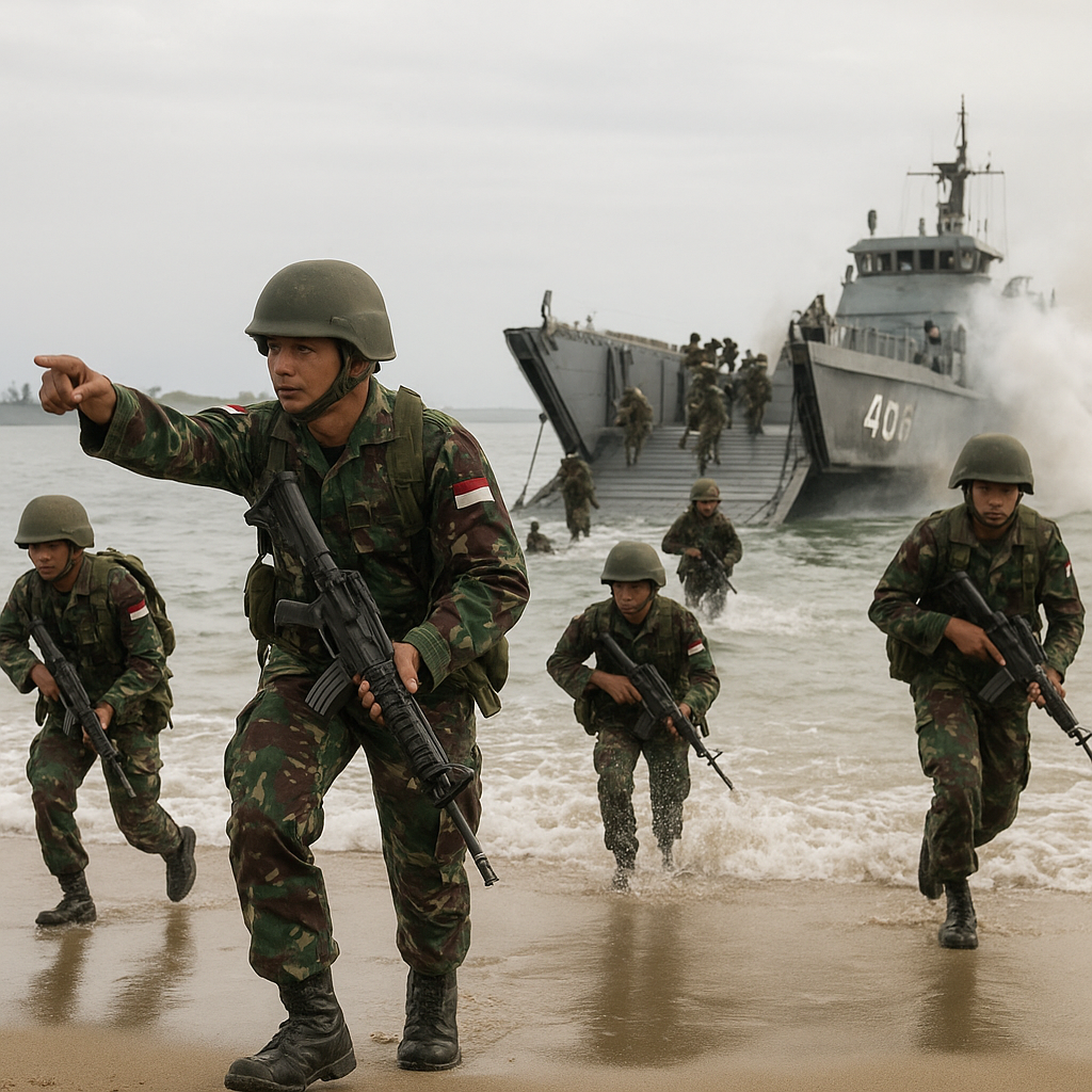 Bedah Taktik Infanteri Marinir dalam Latihan Amphibi 'Karunia Maritim 2026'