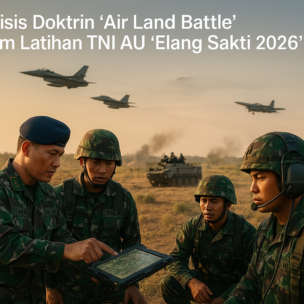 Analisis Doktrin 'Air Land Battle' dalam Latihan TNI AU 'Elang Sakti 2026'