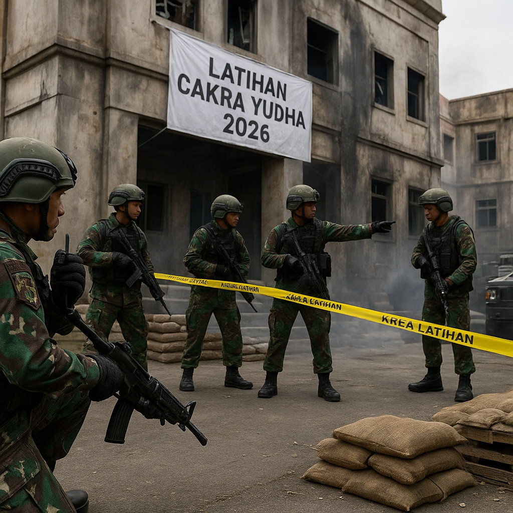 Bedah Prosedur Urban Warfare Batalyon Raider dalam Latihan 'Cakra Yudha 2026'