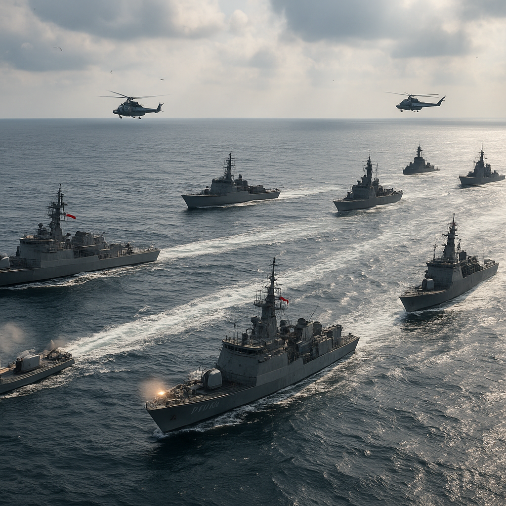 Analisis Bedah Taktik: Manuver 'Crossing The T' Dalam Latihan Armada Gabungan TNI AL di Laut Jawa