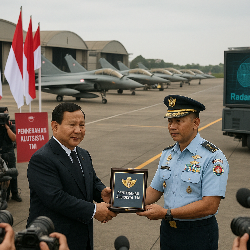 Daftar Alutsista yang Diserahkan Prabowo ke TNI: Jet Tempur Rafale hingga Radar CGI