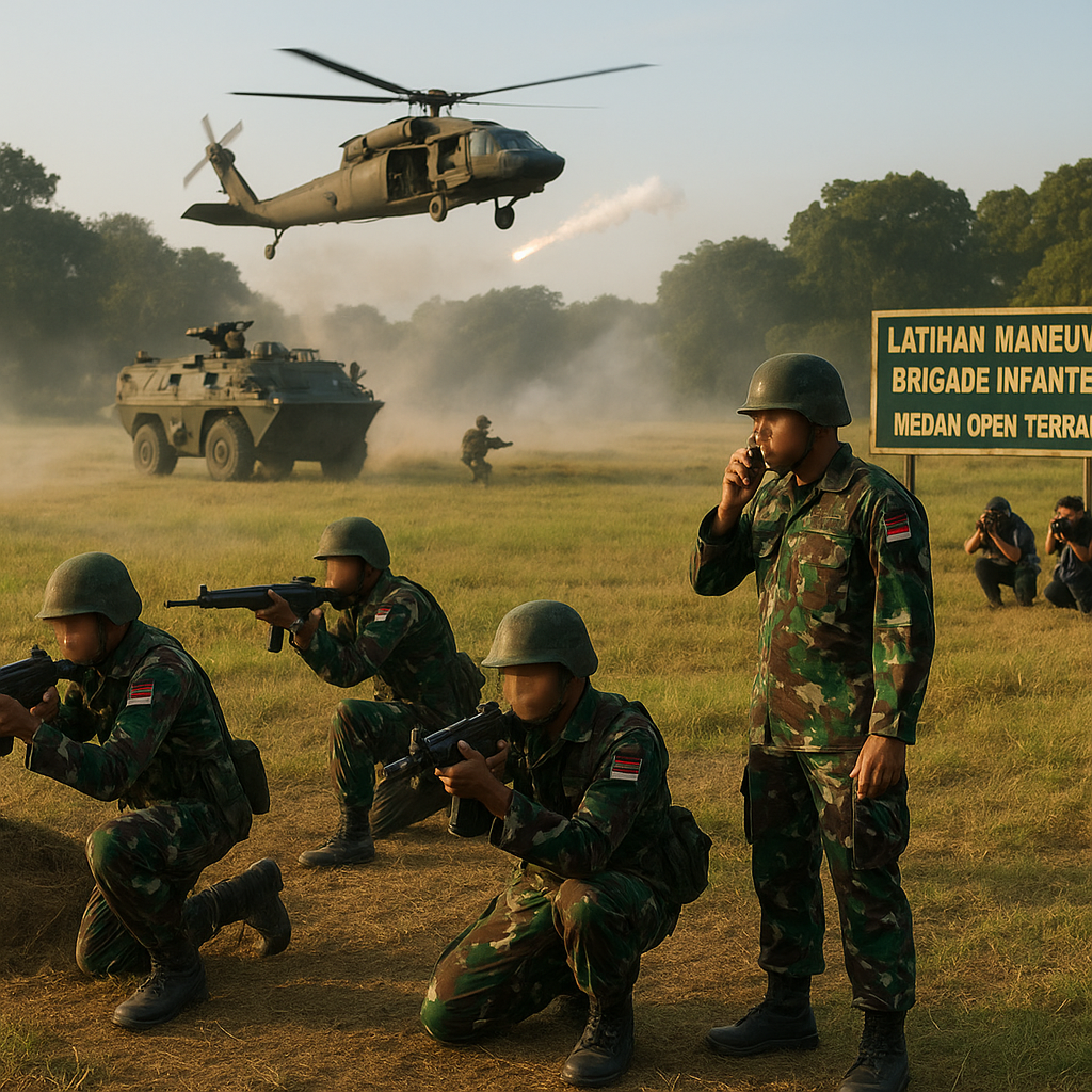 Penerapan Doktrin AirLand Battle dalam Latihan Maneuver Brigade Infanteri TNI AD di Medan Open Terrain