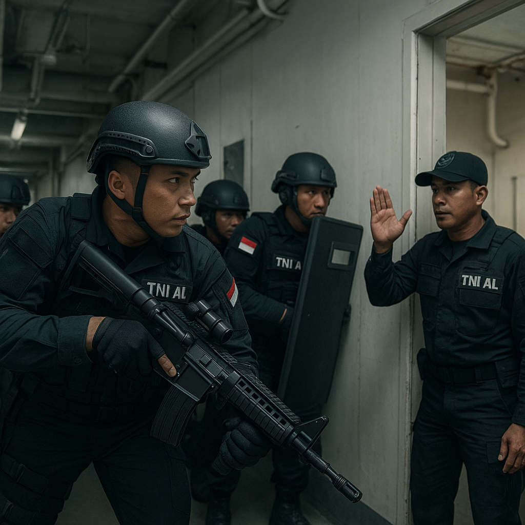 Pelatihan Close Quarter Battle (CQB) untuk Detasemen Anti Teror TNI AL