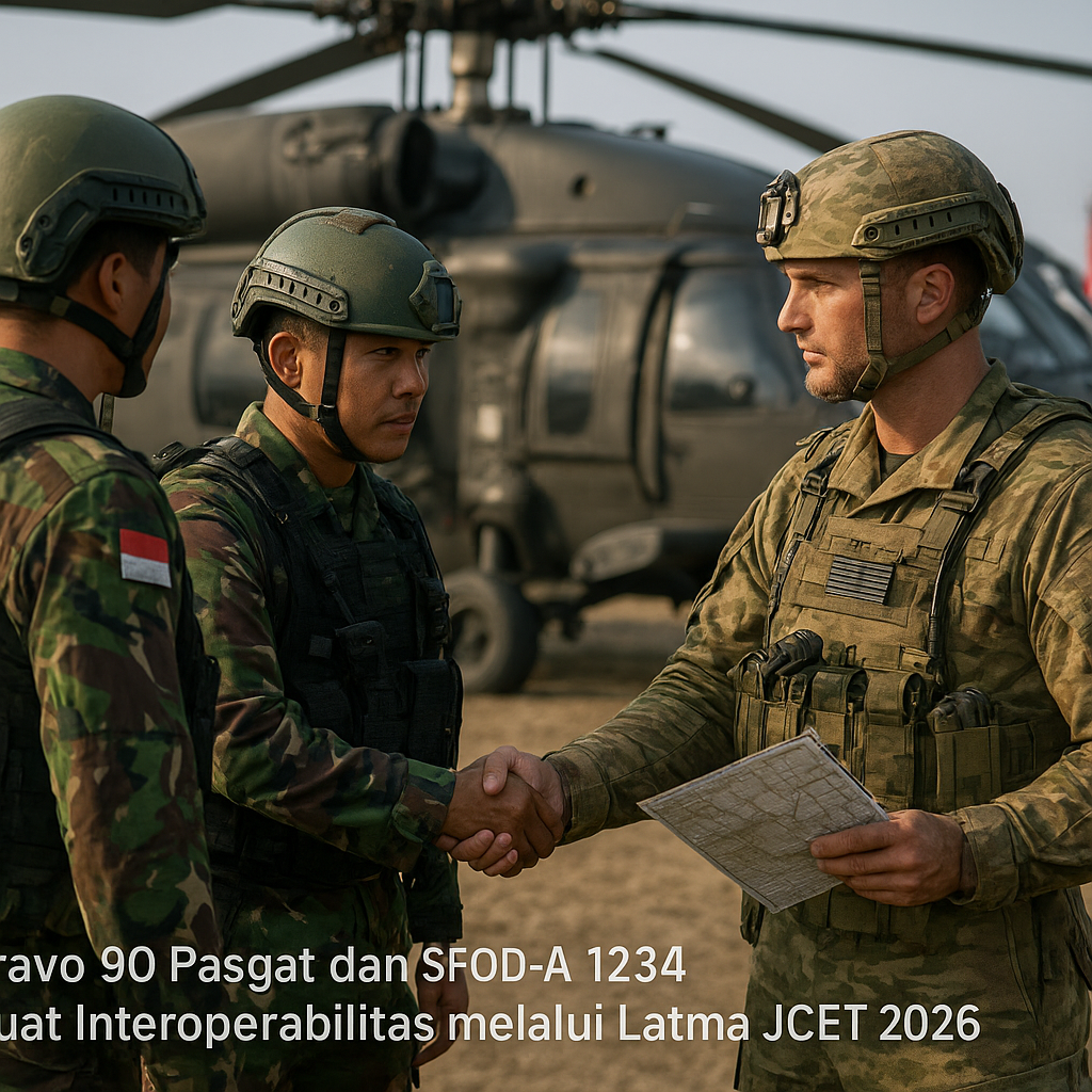 Satbravo 90 Pasgat dan SFOD-A 1234 Perkuat Interoperabilitas melalui Latma JCET 2026