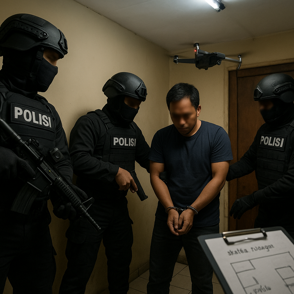 Bedah Taktik Operasi Menangkap Suspek Bersenjata Dalam Ruangan Sempit