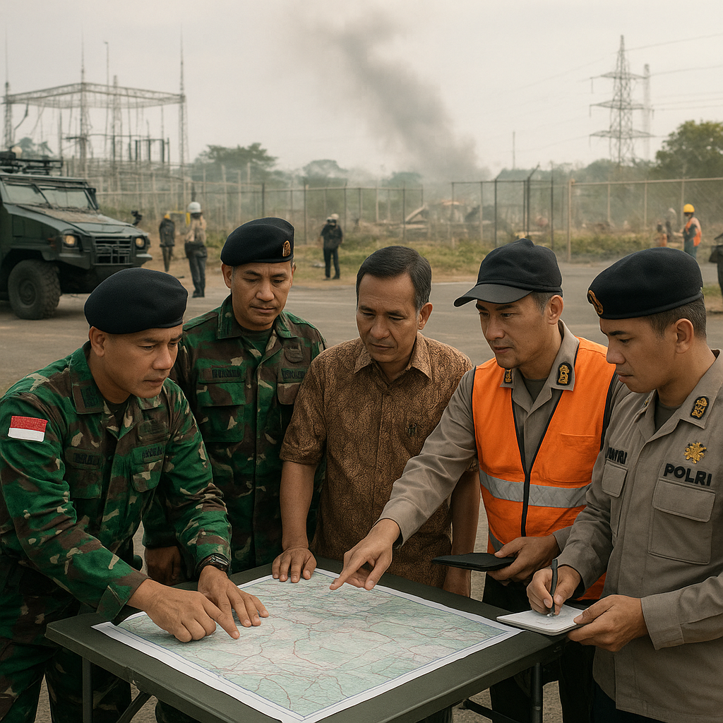 Latihan Terpadu TNI-Polri: 'Civil Military Coordination' dan Pengamanan Objek Vital Pasca-Konflik