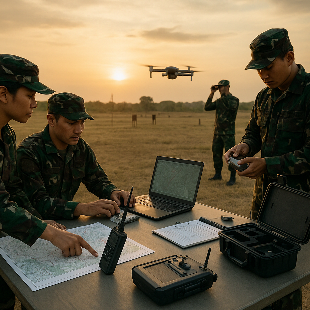 Penerangan Taktis: Metode Pengintaian Udara dengan UAV dalam Latihan Satuan Intelijen