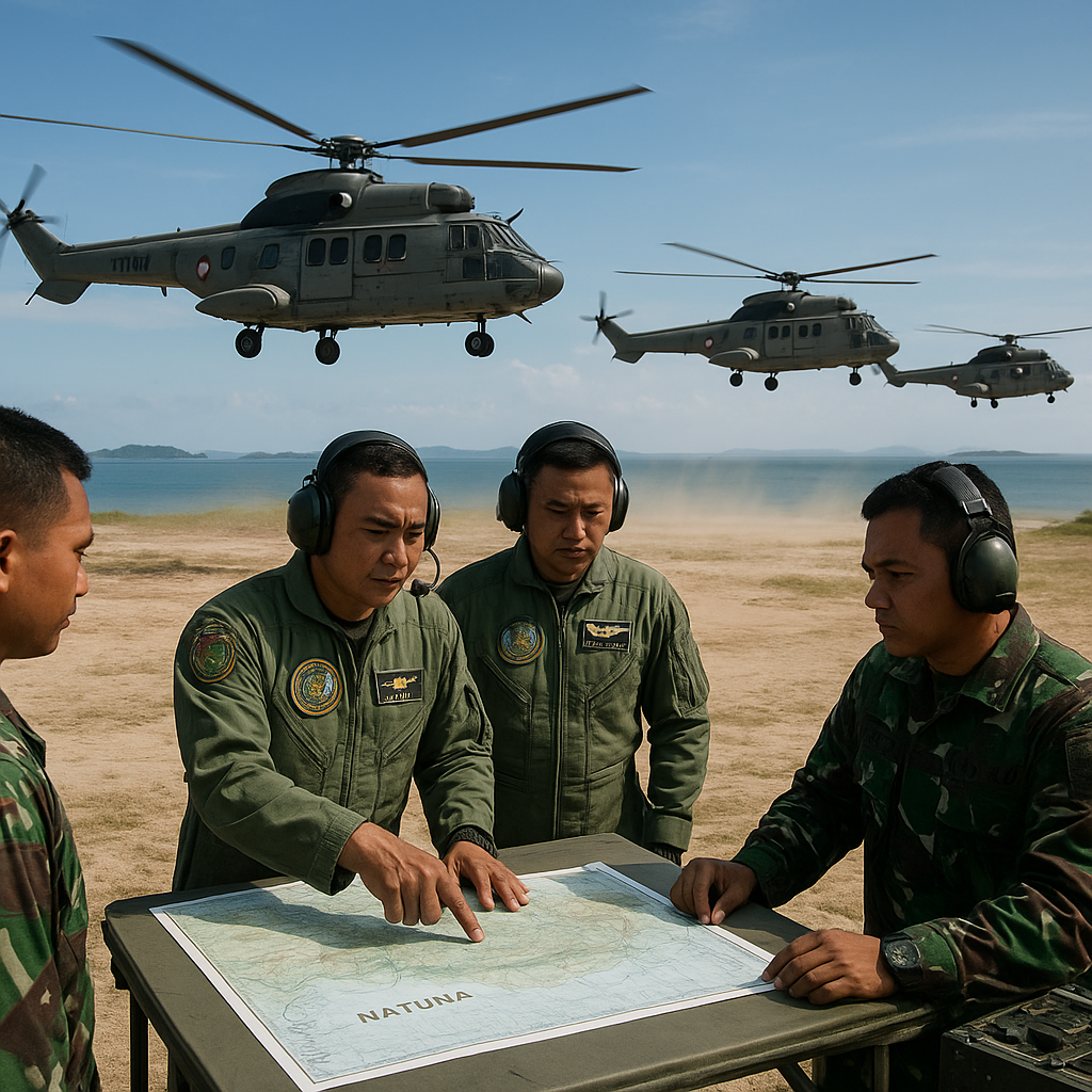Bedah Taktik Formasi Heliborne dalam Latihan Cross-Hembusan TNI AU di Natuna