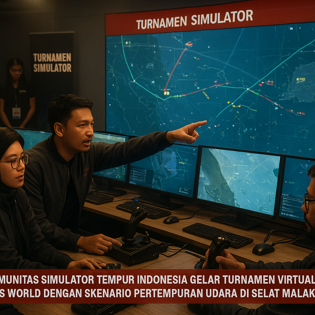 Komunitas Simulator Tempur Indonesia Gelar Turnamen Virtual DCS World dengan Skenio Pertempuran Udara di Selat Malaka