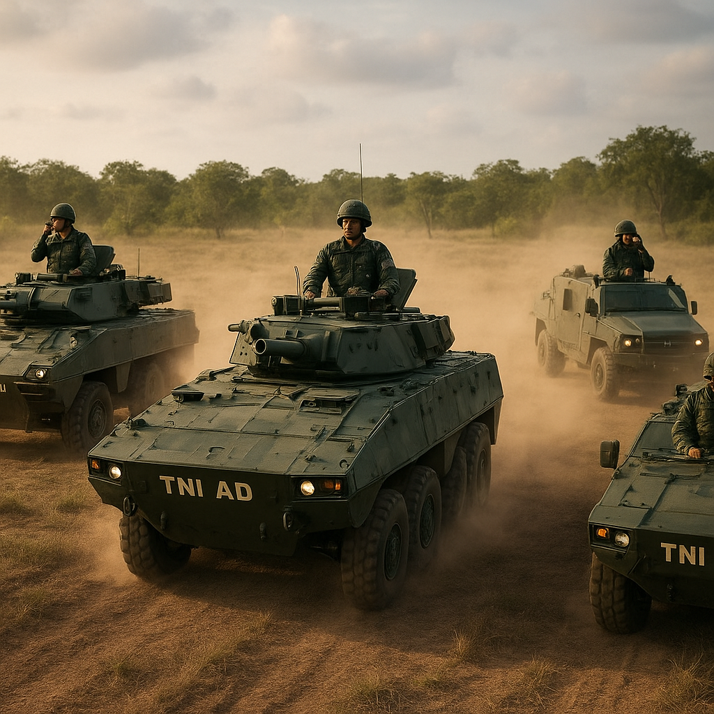 Bedah Taktik Formasi 'Diamond' Brigade Kavaleri TNI AD dalam Manuver Ofensif