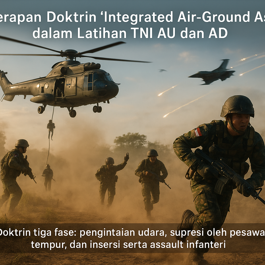 Penerapan Doktrin 'Integrated Air-Ground Assault' dalam Latihan TNI AU dan AD
