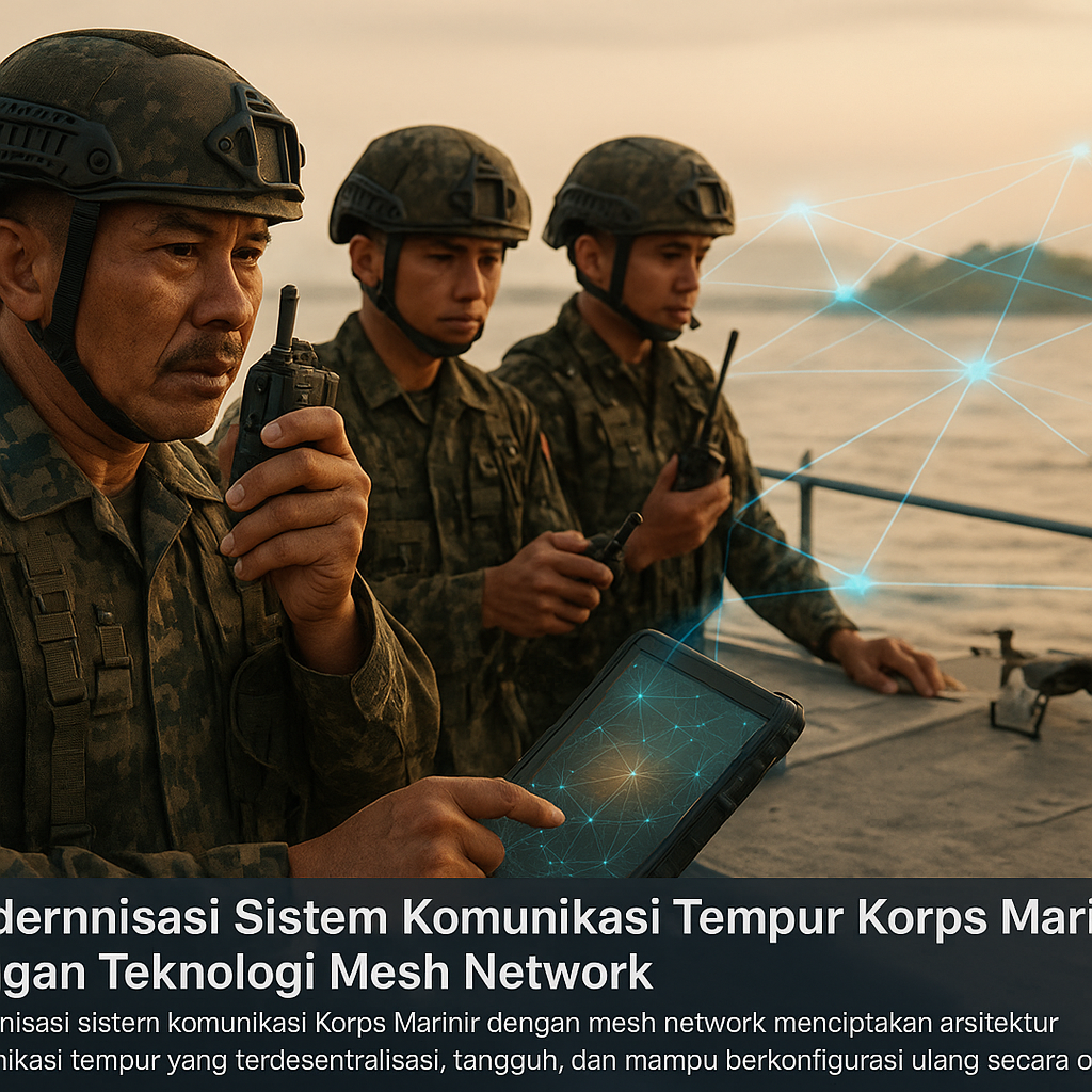 Modernisasi Sistem Komunikasi Tempur Korps Marinir dengan Teknologi Mesh Network