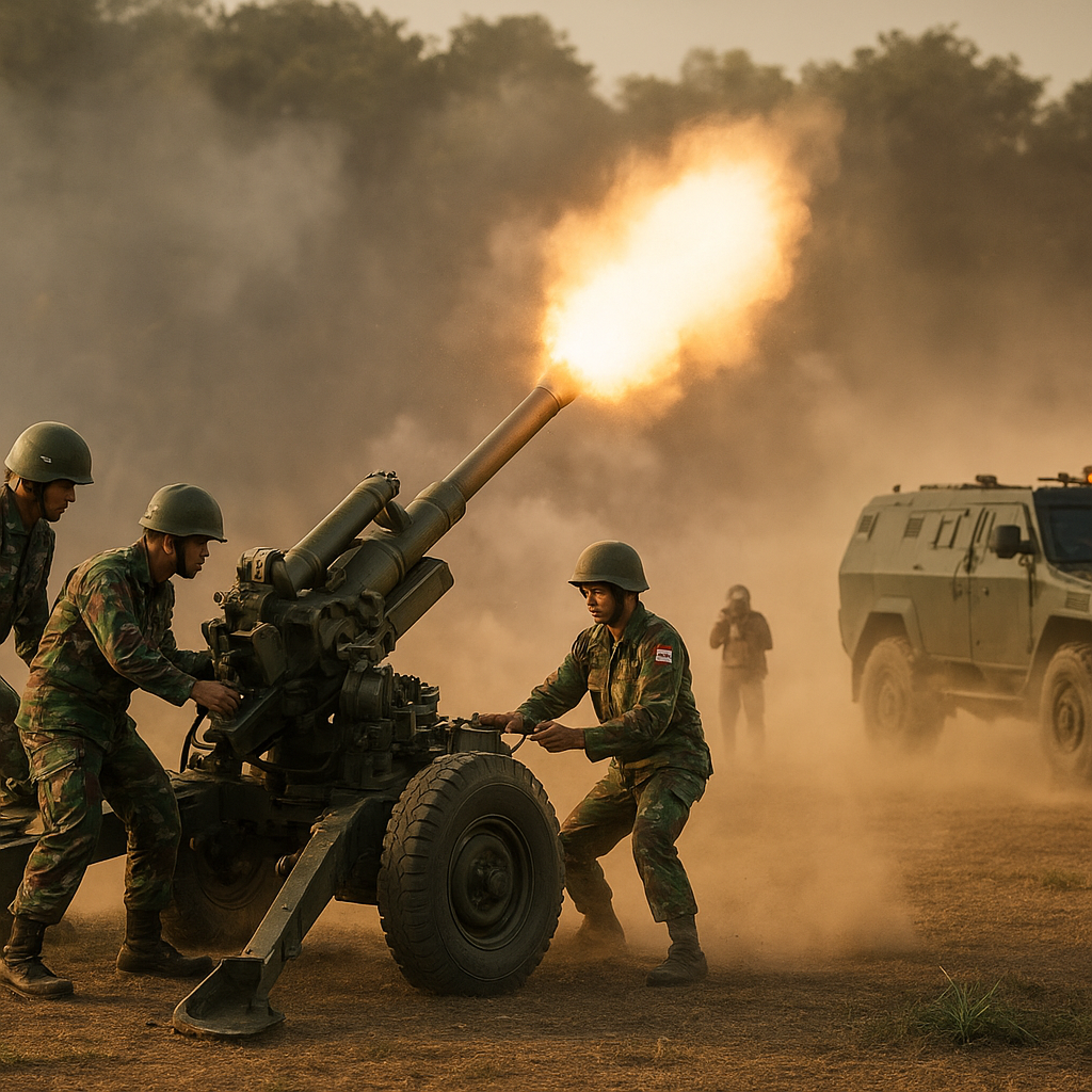 Latihan Mobile Artillery Deployment: Teknik Shoot and Scoot untuk Howitzer