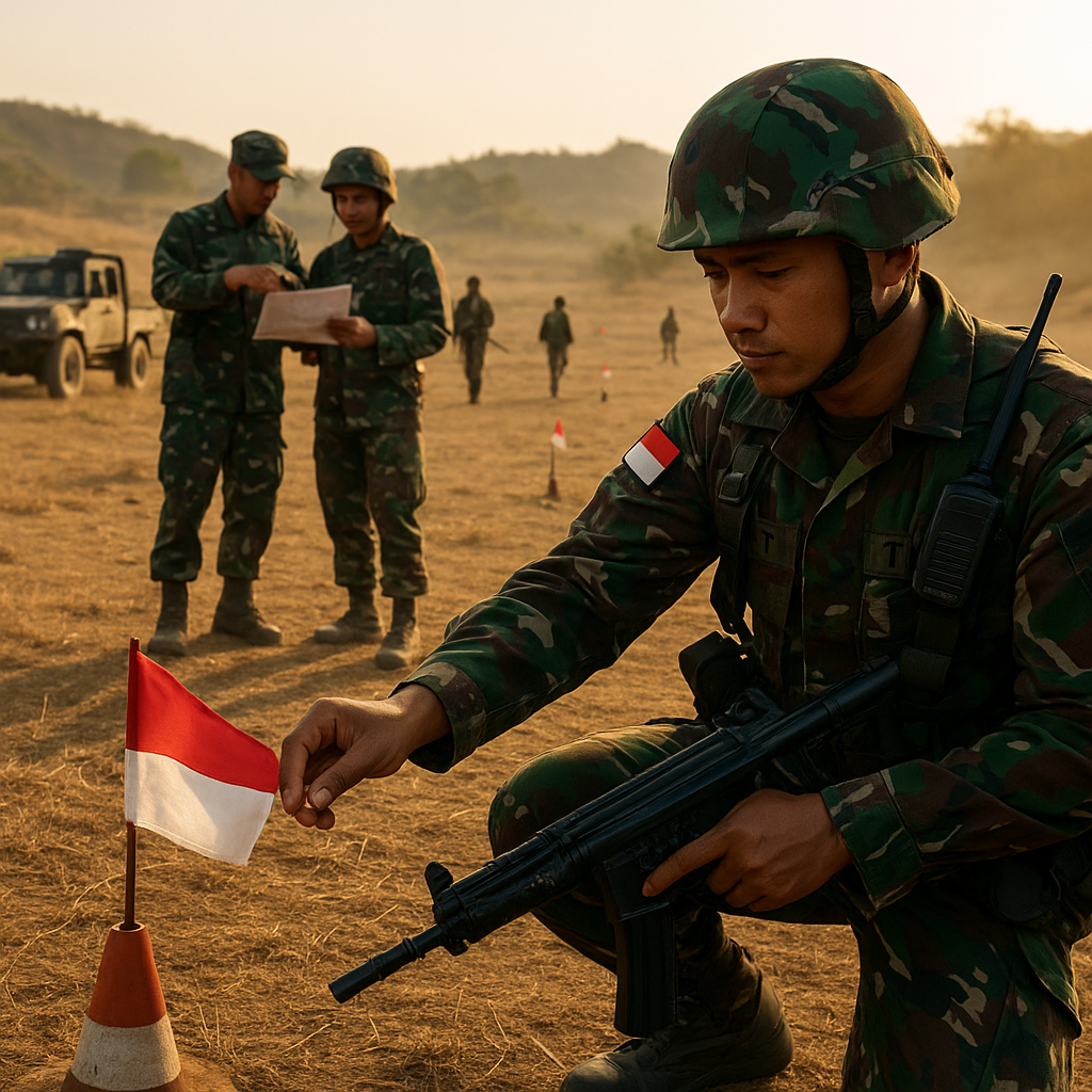 Latihan Operasi Teritorial TNI dengan Metode Area Domination dan Control Points
