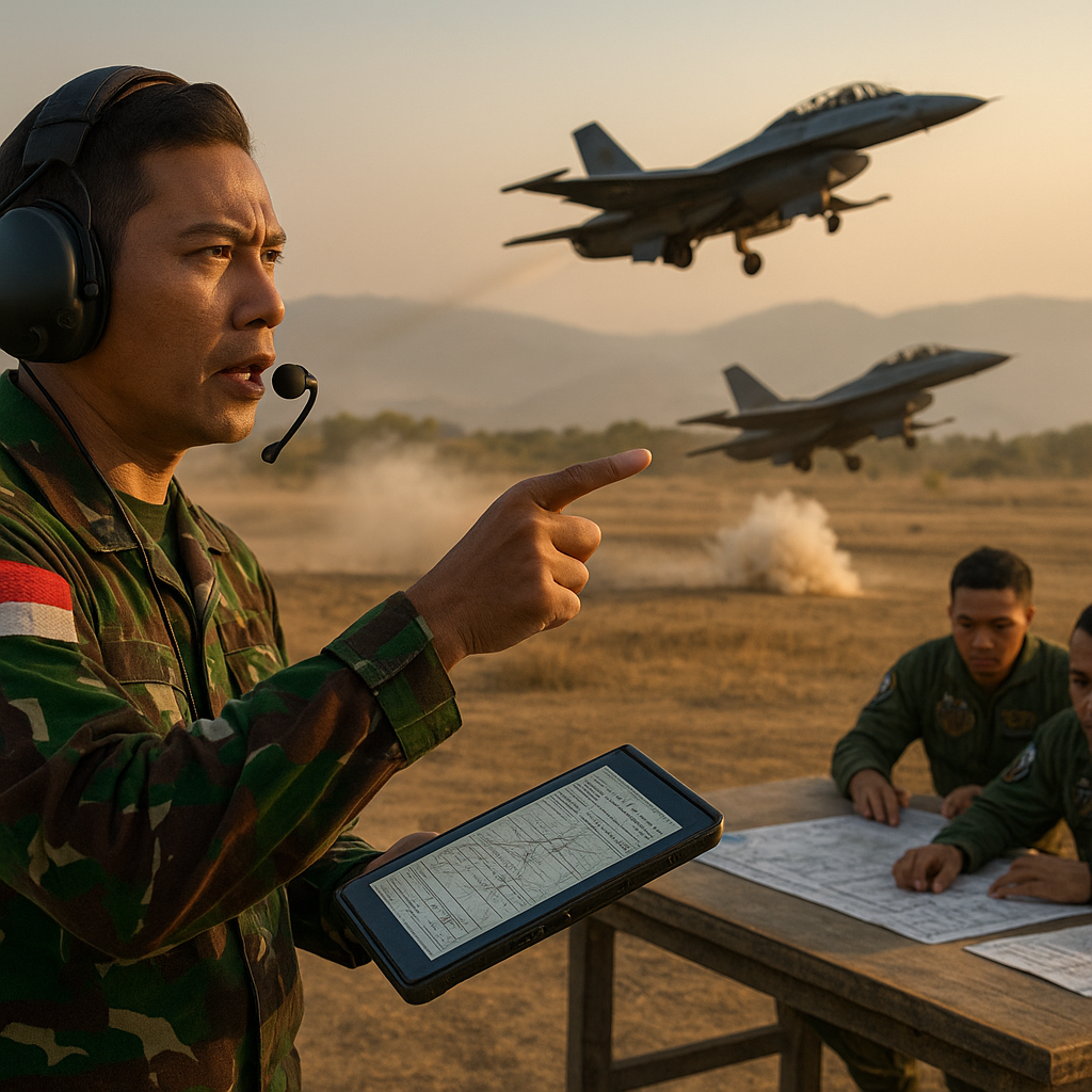 Bedah Prosedur Close Air Support (CAS) oleh Skadron Udara 14 TNI AU