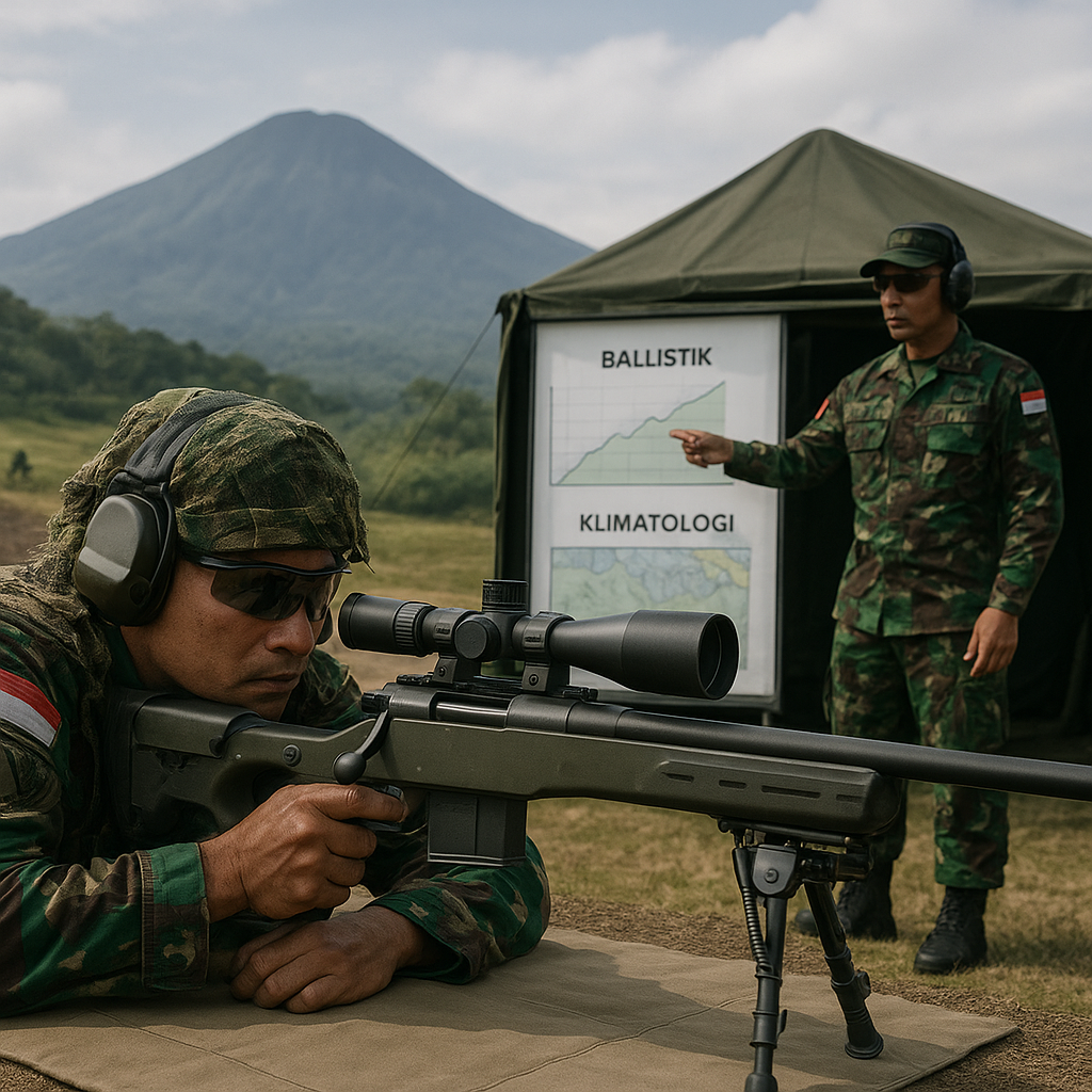 Pelatihan Advanced Marksmanship untuk Tim Sniper TNI AD di Pusat Latihan Gunung Gede