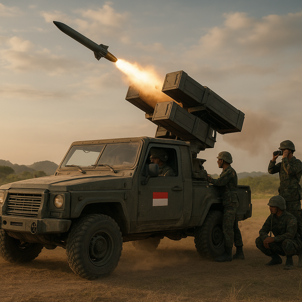 Komodo Mistral 4×4, Kendaraan Taktis Peluncur Rudal