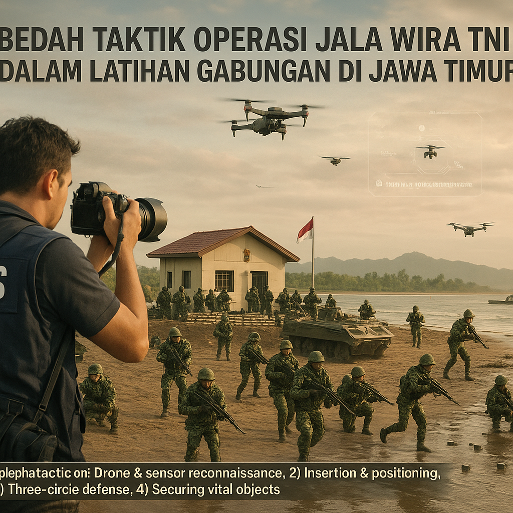 Bedah Taktik Operasi Jala Wira TNI AD dalam Latihan Gabungan di Jawa Timur